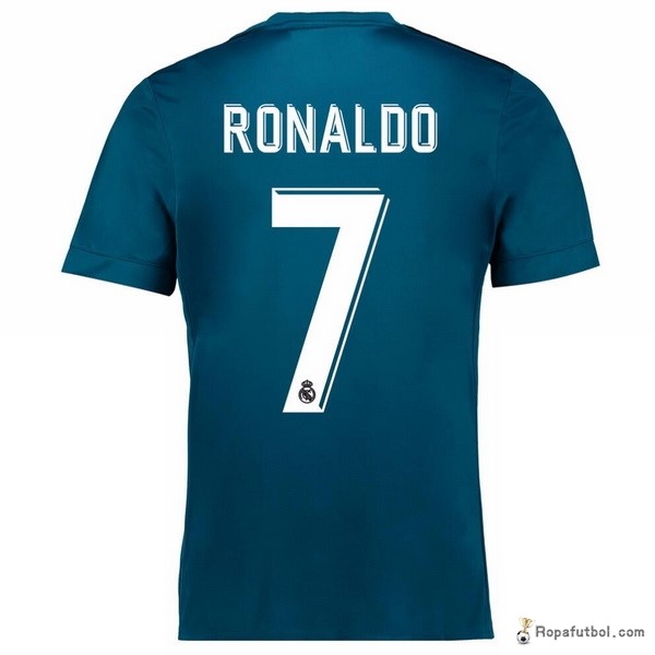 Camiseta Real Madrid Replica Tercera Ropa Ronaldo 2017/18